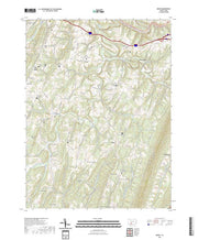 US Topo 7.5-minute map for Mench PA