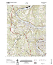 US Topo 7.5-minute map for Monongahela PA