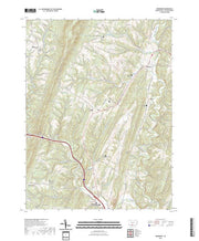 US Topo 7.5-minute map for Needmore PA