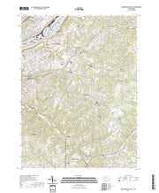 US Topo 7.5-minute map for New Kensington East PA