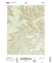 US Topo 7.5-minute map for Noxen PA