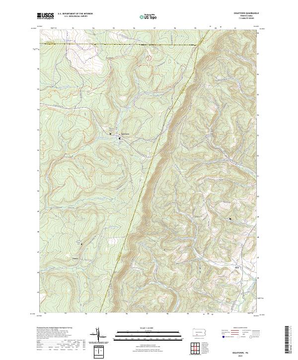 US Topo 7.5-minute map for Ogletown PA