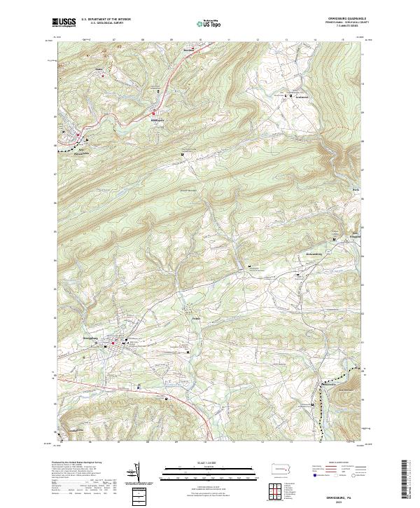 US Topo 7.5-minute map for Orwigsburg PA