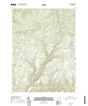 US Topo 7.5-minute map for Overton PA