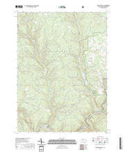 US Topo 7.5-minute map for Portland Mills PA