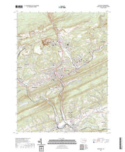 US Topo 7.5-minute map for Pottsville PA