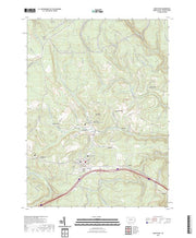 US Topo 7.5-minute map for Snow Shoe PA