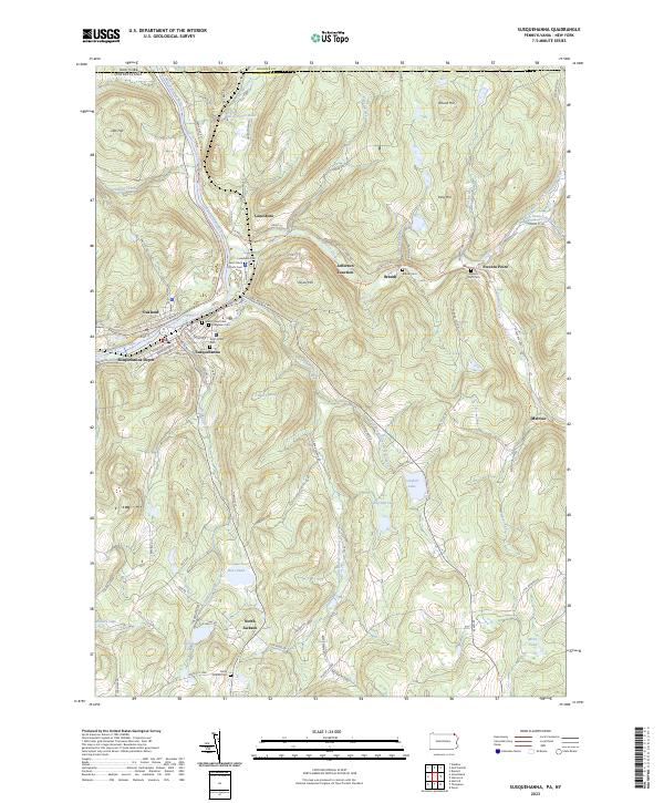 US Topo 7.5-minute map for Susquehanna PANY