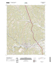 US Topo 7.5-minute map for Waynesburg PA