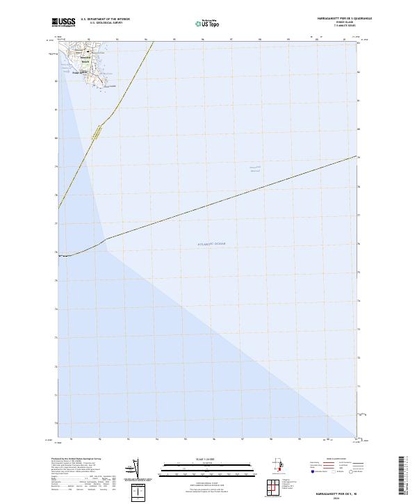 US Topo 7.5-minute map for Narragansett Pier OE S RI