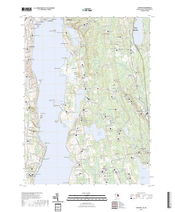 US Topo 7.5-minute map for Tiverton RIMA