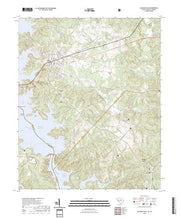 US Topo 7.5-minute map for Calhoun Falls SCGA