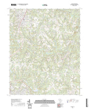 US Topo 7.5-minute map for Clover SC