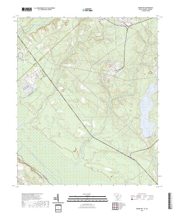 US Topo 7.5-minute map for Girard NW SCGA