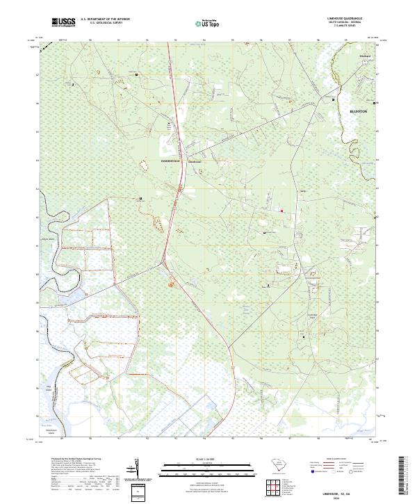 US Topo 7.5-minute map for Limehouse SCGA