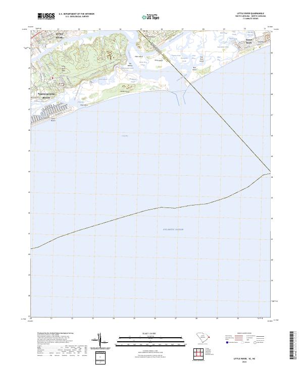 US Topo 7.5-minute map for Little River SCNC