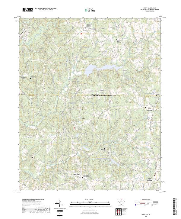 US Topo 7.5-minute map for Unity SCNC