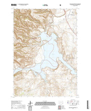 USGS US Topo 7.5-minute map for Angostura Reservoir SD 2021