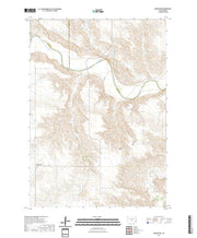 USGS US Topo 7.5-minute map for Badnation SD 2021