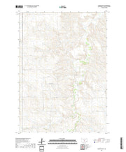 USGS US Topo 7.5-minute map for Badnation SE SD 2021