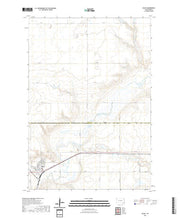 USGS US Topo 7.5-minute map for Blunt SD 2021