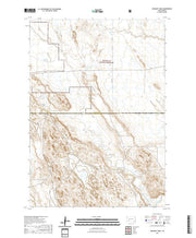 USGS US Topo 7.5-minute map for Bouquet Table SD 2021