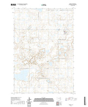 USGS US Topo 7.5-minute map for Bradley SD 2021