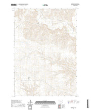 USGS US Topo 7.5-minute map for Bridger NE SD 2021