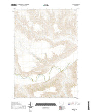 USGS US Topo 7.5-minute map for Bridger SE SD 2021