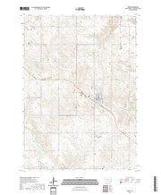 USGS US Topo 7.5-minute map for Burke SD 2021