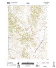 USGS US Topo 7.5-minute map for Butcher Hill SD 2021