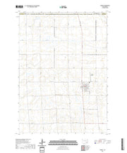 USGS US Topo 7.5-minute map for Corsica SD 2021