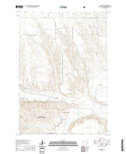 USGS US Topo 7.5-minute map for Creston SD 2021