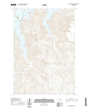 USGS US Topo 7.5-minute map for Crokett Mountains SD 2021