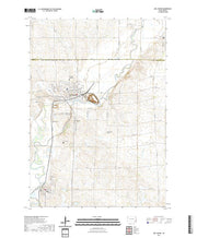 USGS US Topo 7.5-minute map for Dell Rapids SD 2021