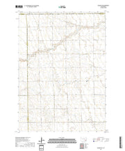 USGS US Topo 7.5-minute map for Delmont NE SD 2021