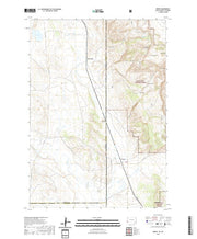 USGS US Topo 7.5-minute map for Dewey SDWY 2021