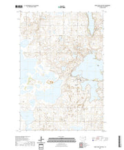 USGS US Topo 7.5-minute map for Enemy Swim Lake West SD 2021