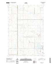 USGS US Topo 7.5-minute map for Eureka West SD 2021