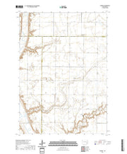 USGS US Topo 7.5-minute map for Farwell SD 2021