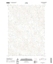 USGS US Topo 7.5-minute map for Frozen Man Creek SD 2021