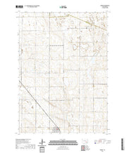 USGS US Topo 7.5-minute map for Geddes SD 2021