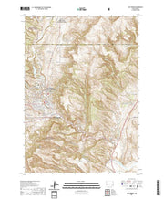 USGS US Topo 7.5-minute map for Hot Springs SD 2021