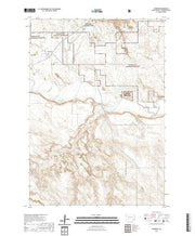 USGS US Topo 7.5-minute map for Interior SD 2021