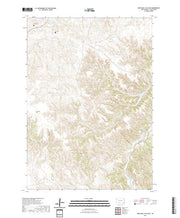 USGS US Topo 7.5-minute map for Iron Shell Flat East SD 2021