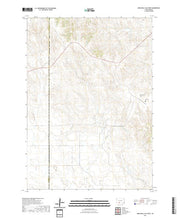 USGS US Topo 7.5-minute map for Iron Shell Flat West SD 2021