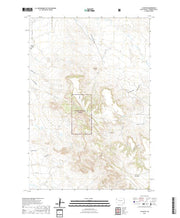 USGS US Topo 7.5-minute map for J K Butte SD 2021