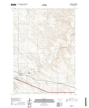 USGS US Topo 7.5-minute map for Kennebec SD 2021