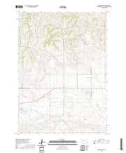 USGS US Topo 7.5-minute map for Manderson SW SD 2021