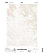 USGS US Topo 7.5-minute map for Middle Draw SD 2021